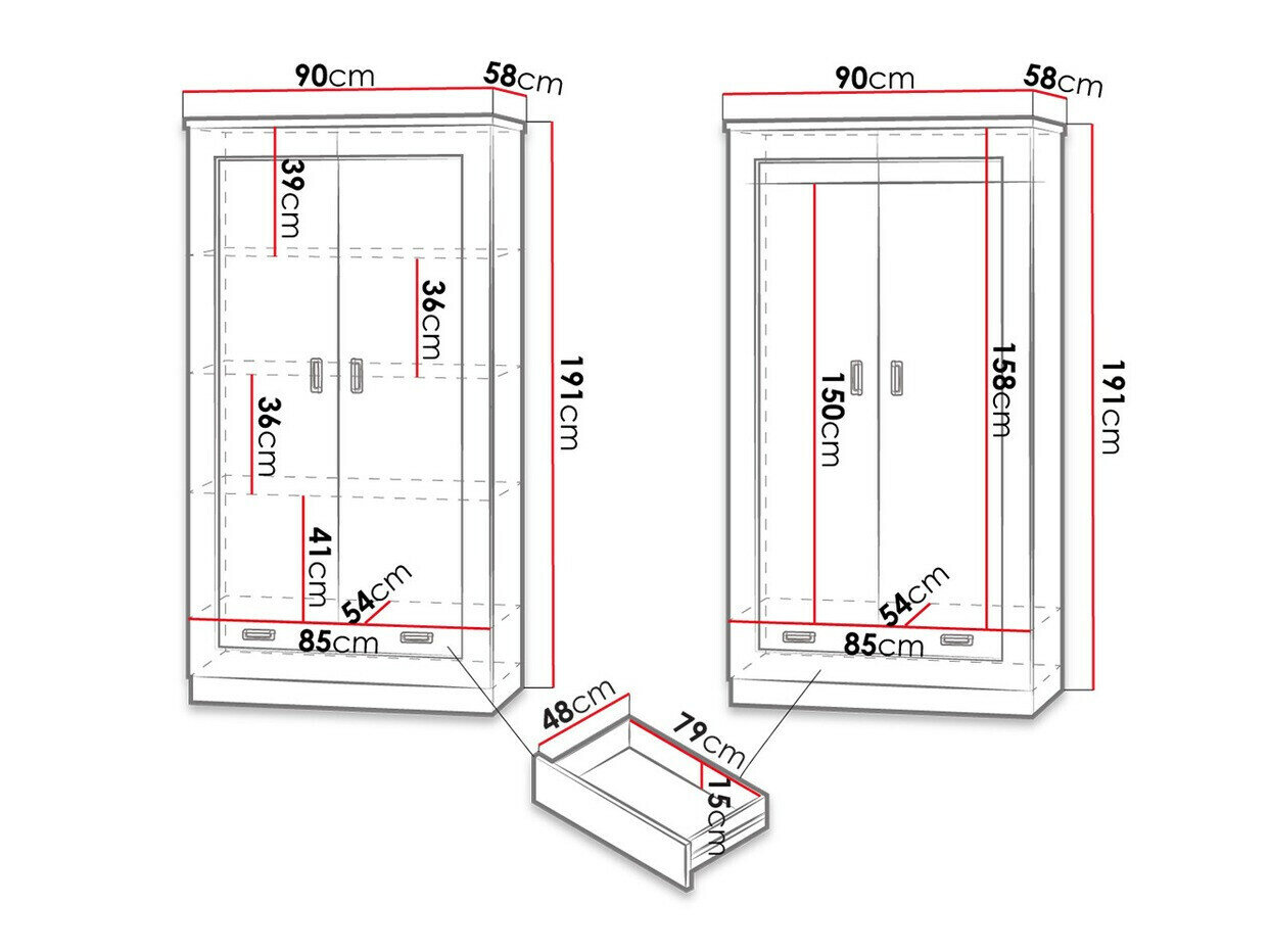 Garderobeskab Lircava 106 (Lefkas eg)