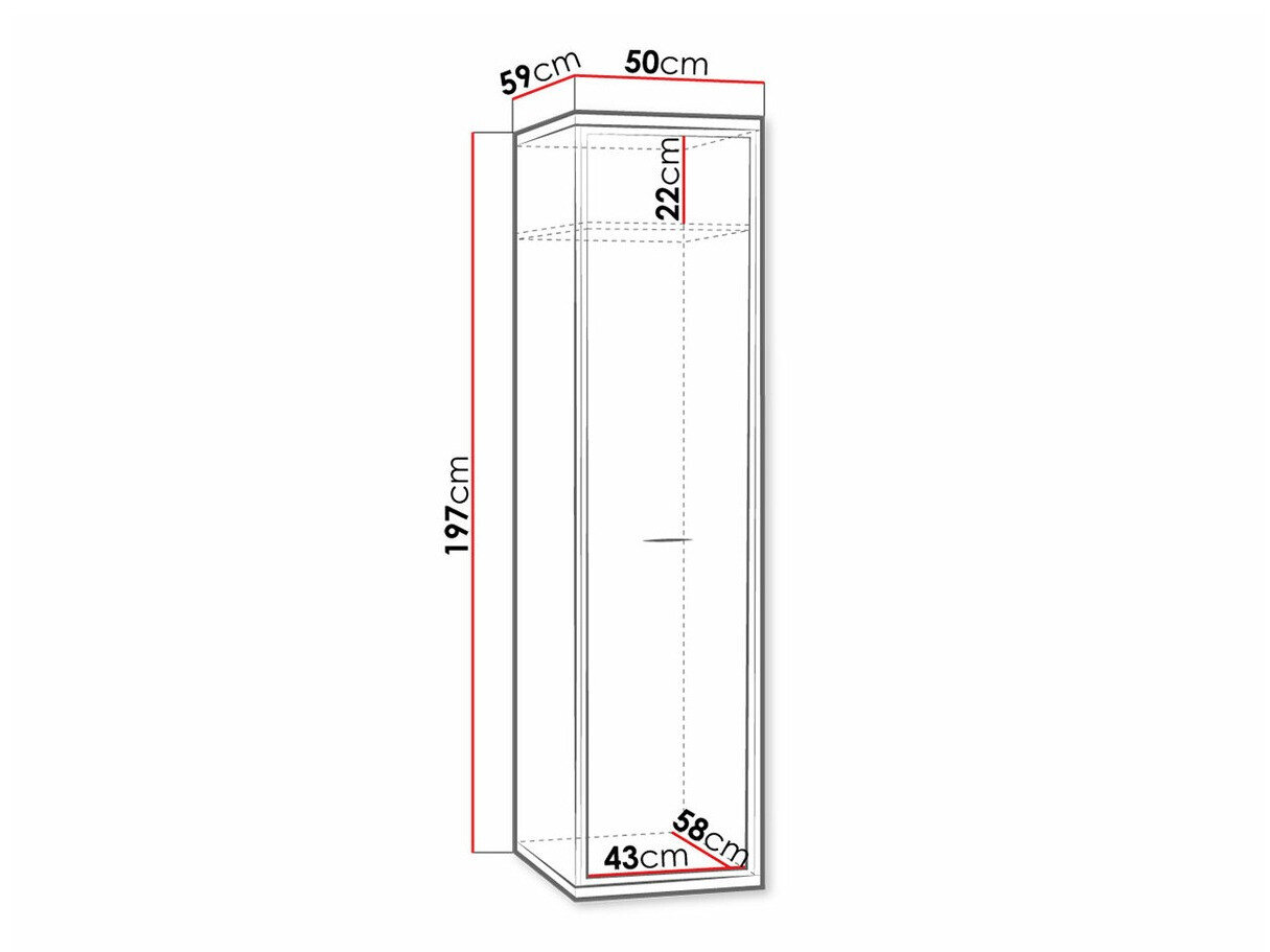 Garderobeskab Etrmoni 101