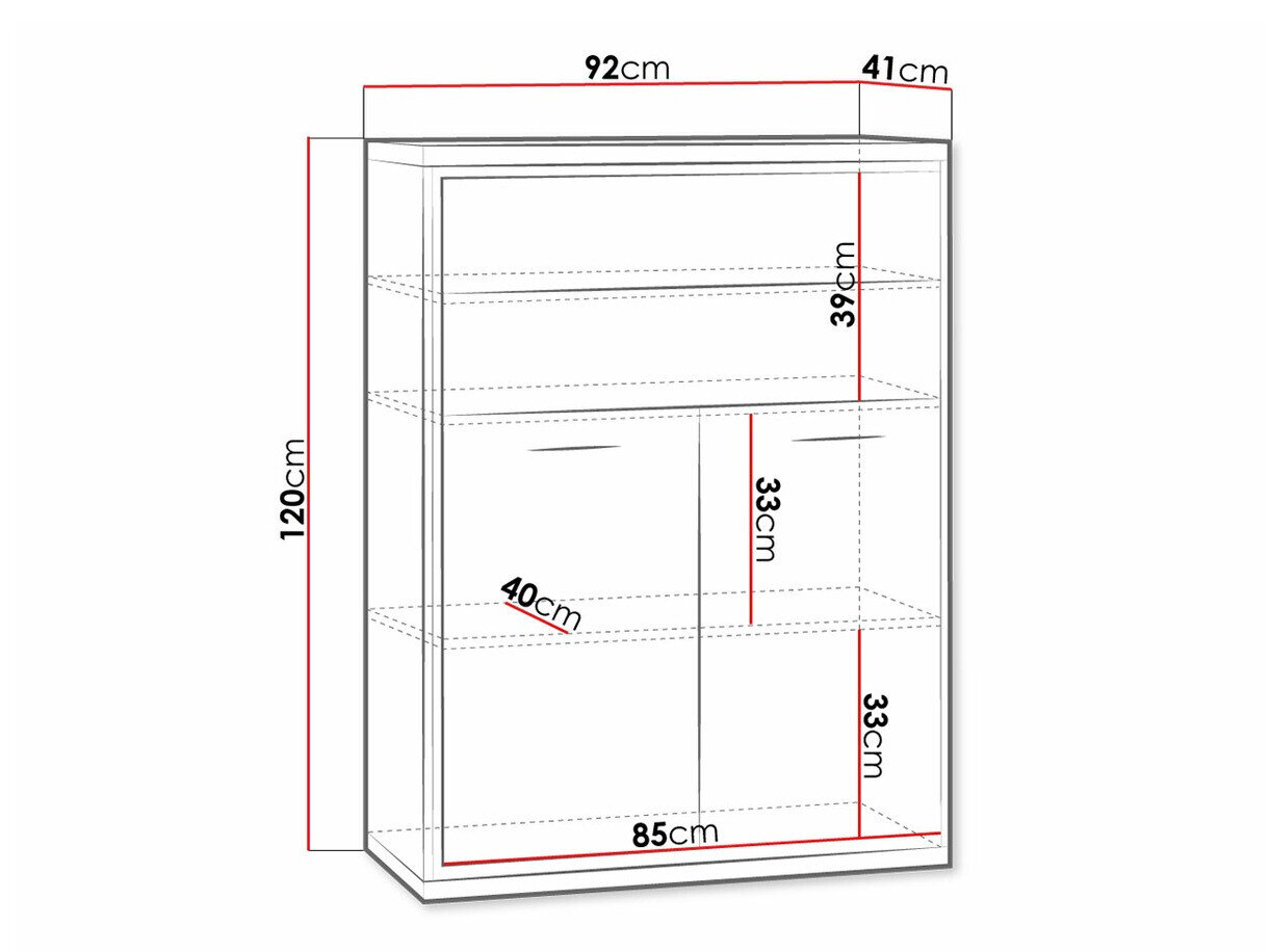 Kommode Etrmoni 103 (Lyst træ)
