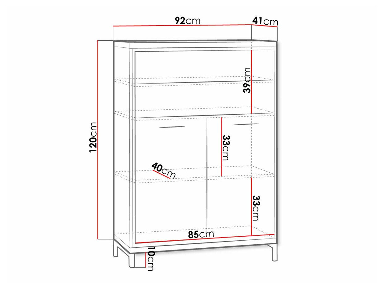 Kommode Etrmoni 103 (Lyst træ)