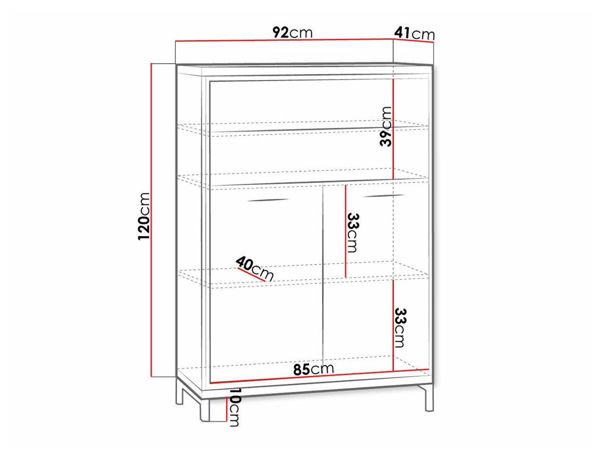 Kommode Etrmoni 103 (Lyst træ)