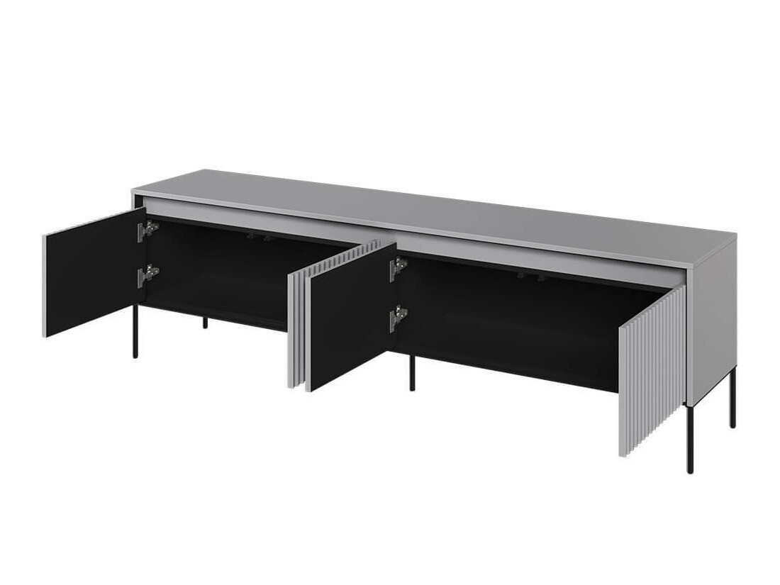 TV-bord Fernolu 105 (Grå + Sort)