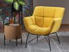 Lænestol Houston 1485 (Gul + Sort)
