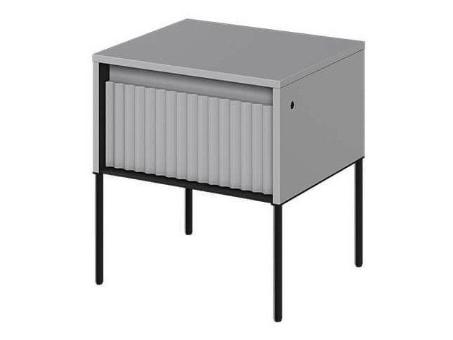 Sengebord Fernolu 111 (Grå + Sort)
