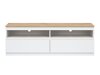 TV-bord Catelbi 100 (Hvid + Egetræ)