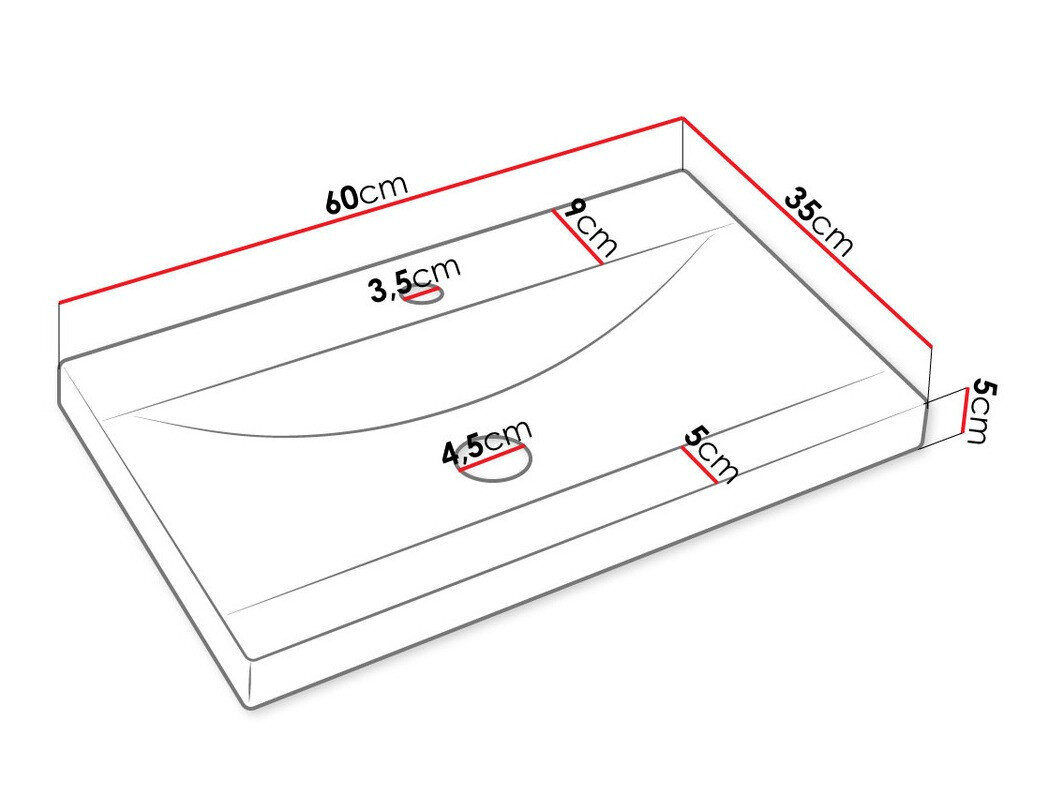 Badeværelsessæt Comfivo Livciro 100 (Sort + Grafit)