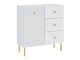 Kommode Etliva 100 (Hvid + Gylden)