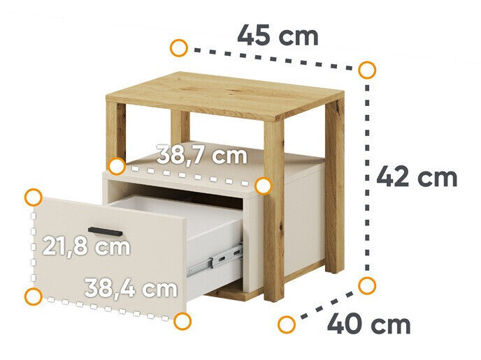 Sengebord Laralu 106