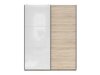 Garderobeskab Livevaro 117 (Sonoma eg + Hvid)