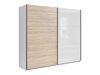 Garderobeskab Livevaro 120 (Hvid + Sonoma eg)