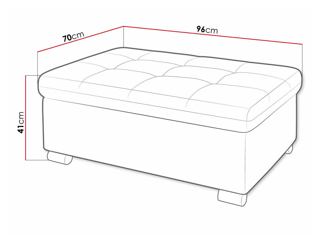 Polstret bænk Comfivo 118 (Magic Velvet 2299)