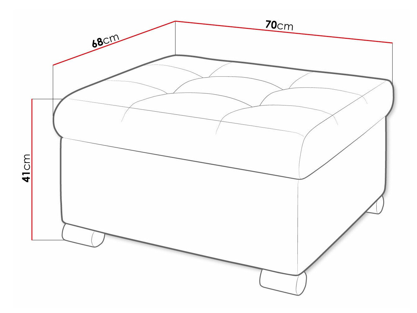 Puf Comfivo 115 (Magic Velvet 2299)