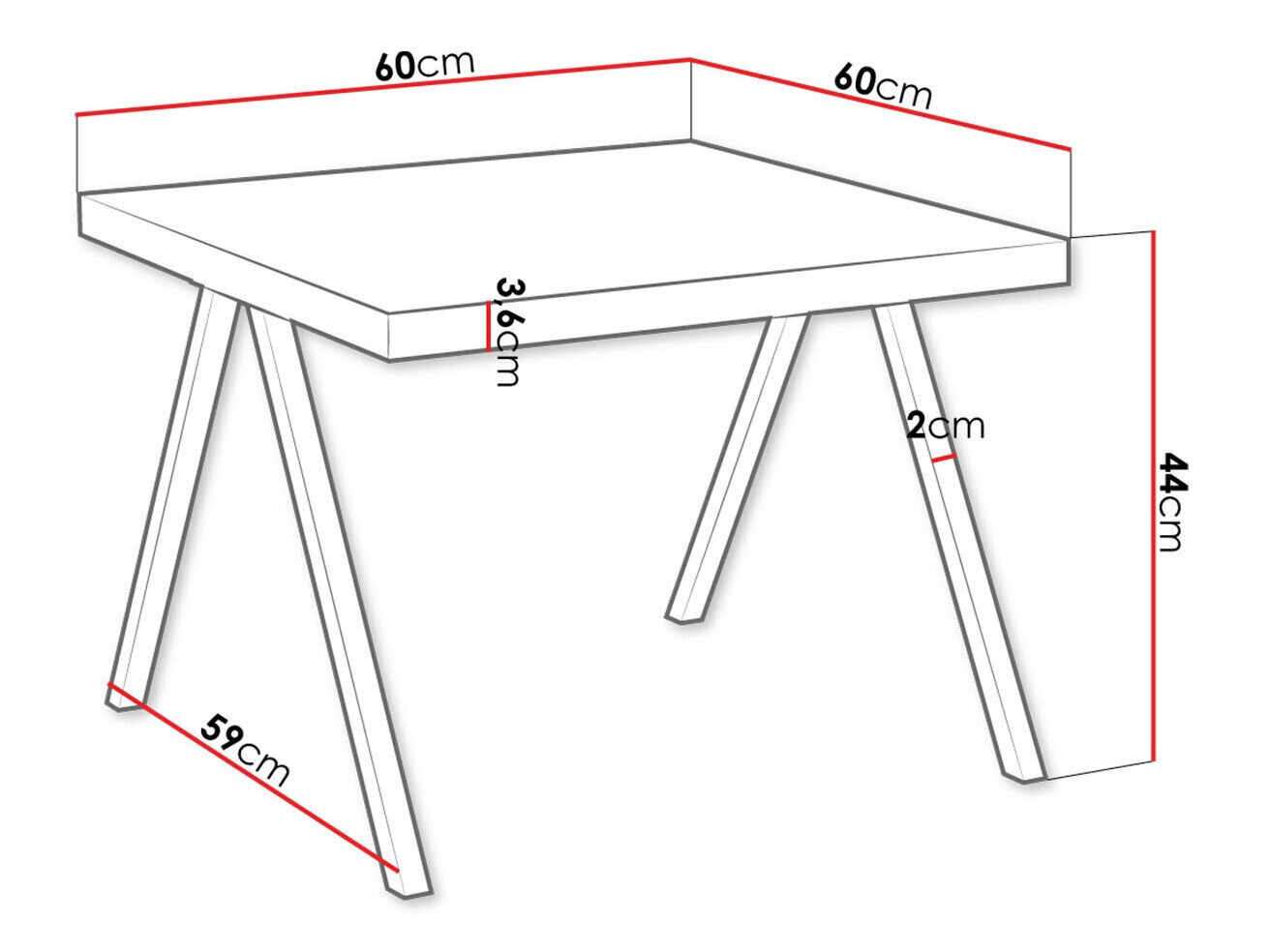 Sofabord Germantown 110