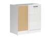 Modulhjørneskab Line White 101
