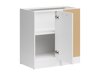Modulhjørneskab Line White 101