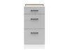 Modulskab med skuffer Line Grey 102