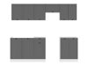 Modulkøkkensæt Classic Grey 119