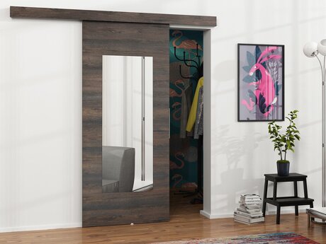 Skydedør Dover 131 (Mørk aske)