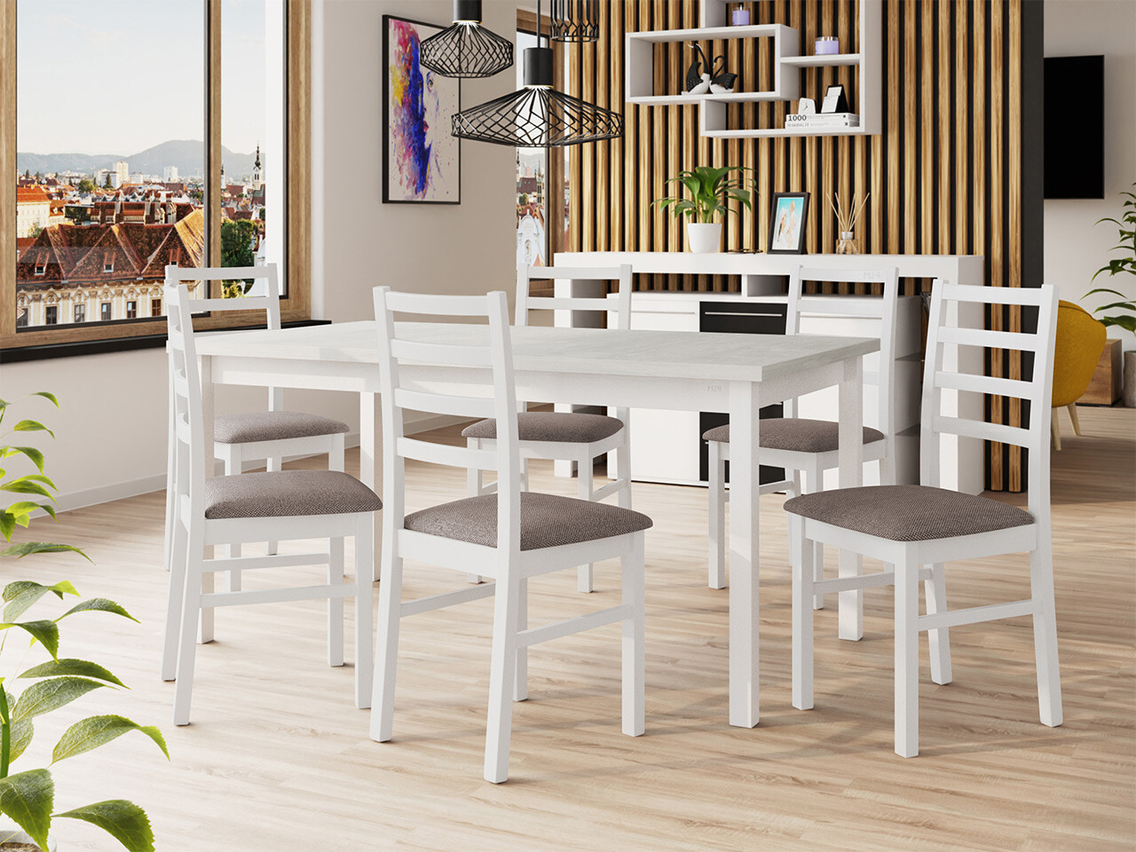 Spisestuesæt Victorville 307 (Hygge 20)