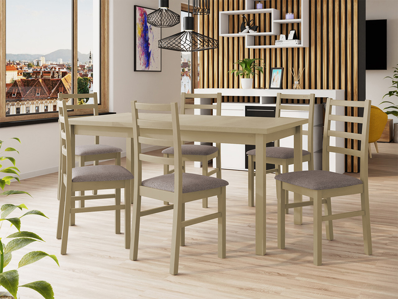 Spisestuesæt Victorville 307 (Hygge 20)