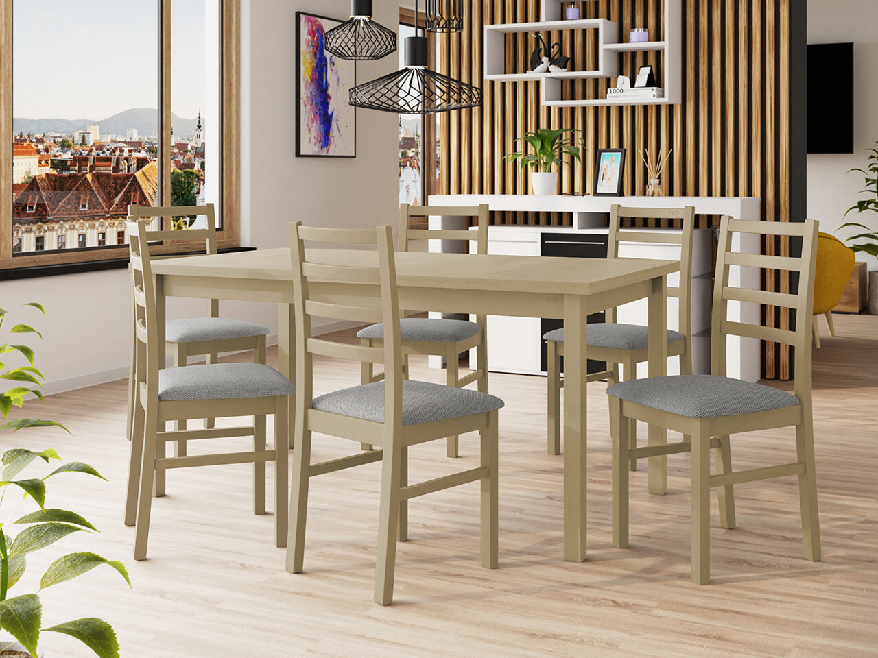 Spisestuesæt Victorville 307 (Hygge 91)