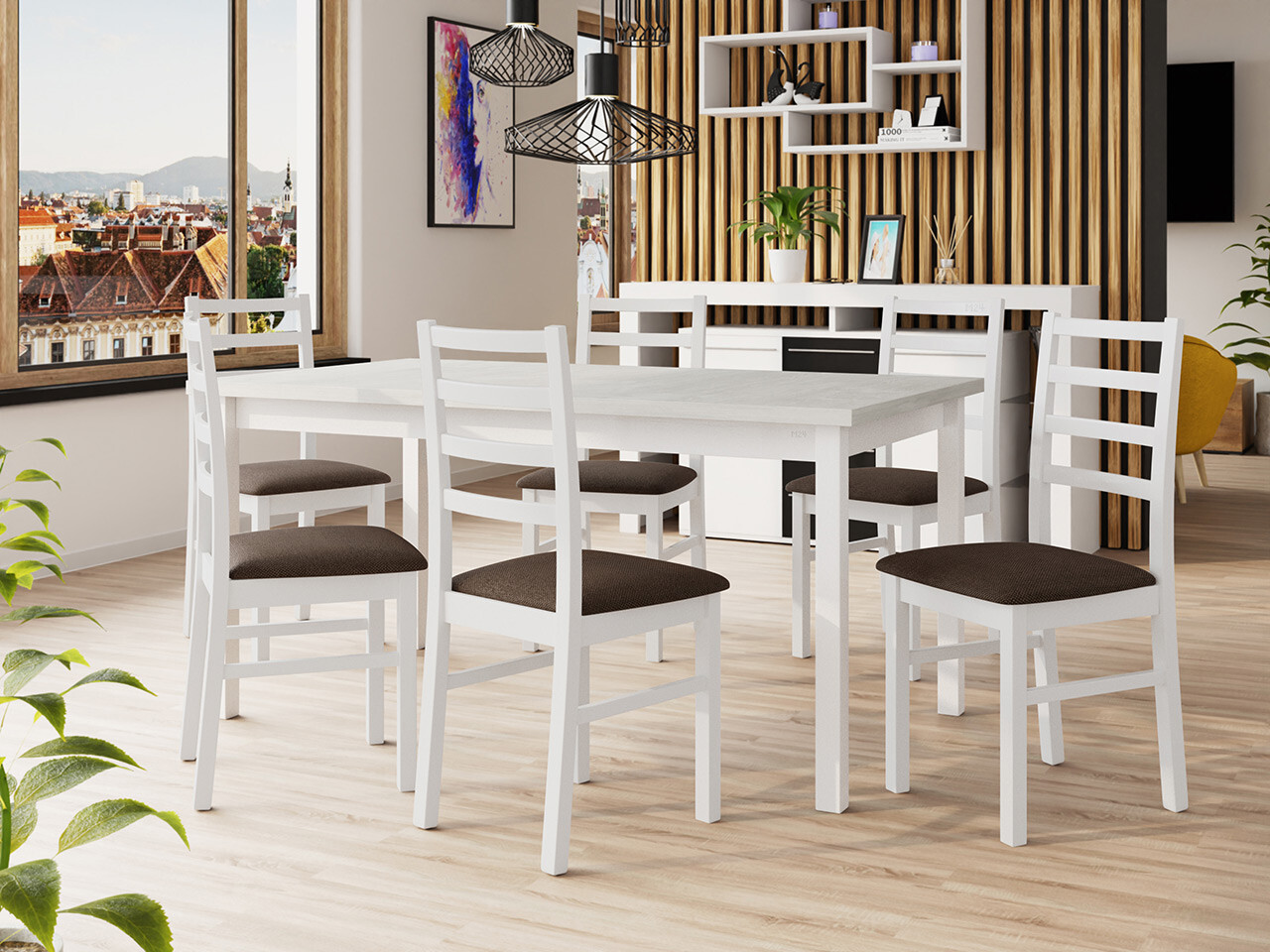 Spisestuesæt Victorville 307 (Soro 28)