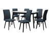 Spisestuesæt Victorville 323 (Sort)