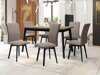 Spisestuesæt Victorville 325 (Sort)