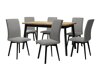Spisestuesæt Victorville 326 (Sort)
