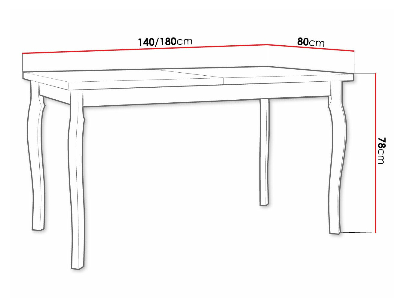 Bord Victorville 331 (Hvid)