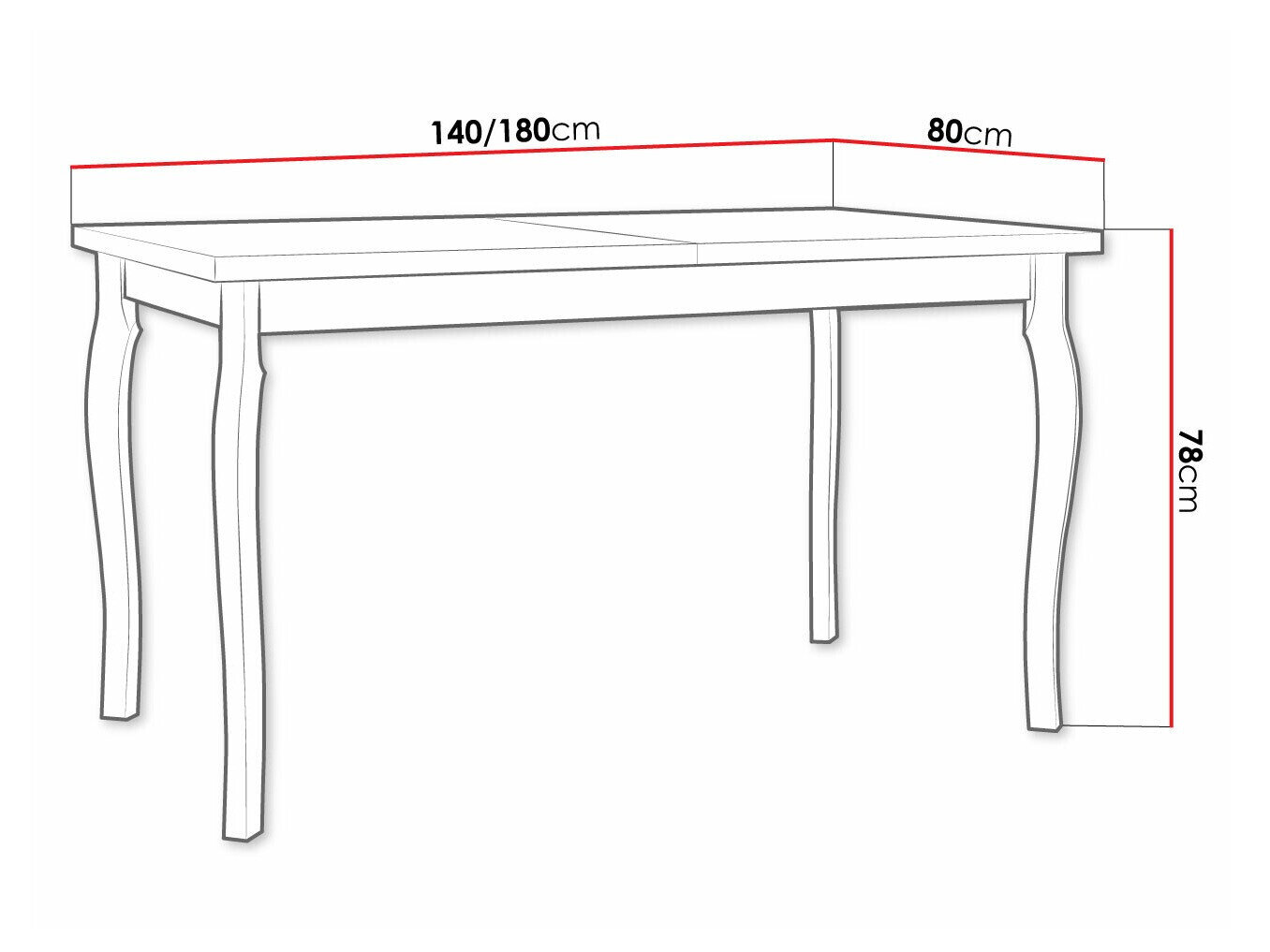 Bord Victorville 331 (Hvid)