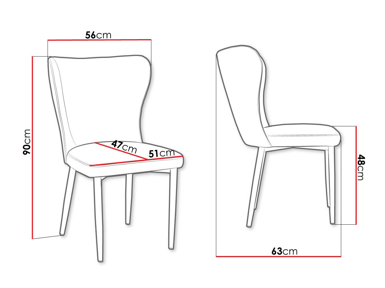 Stol Jackson 105 (Sort + Magic Velvet 2258)