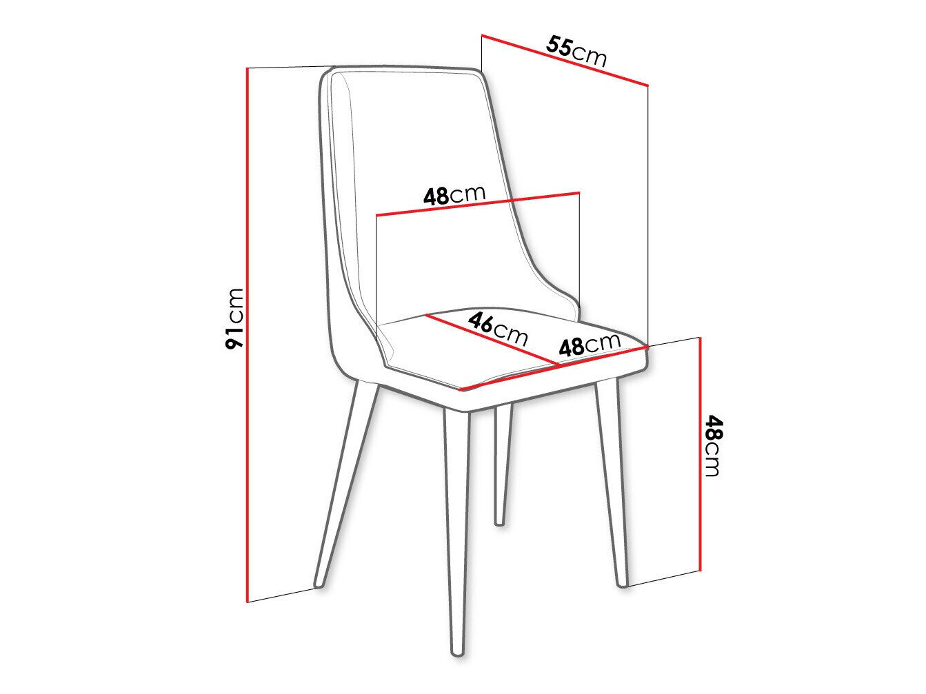 Stol Jackson 106 (Sort + Magic Velvet 2209)