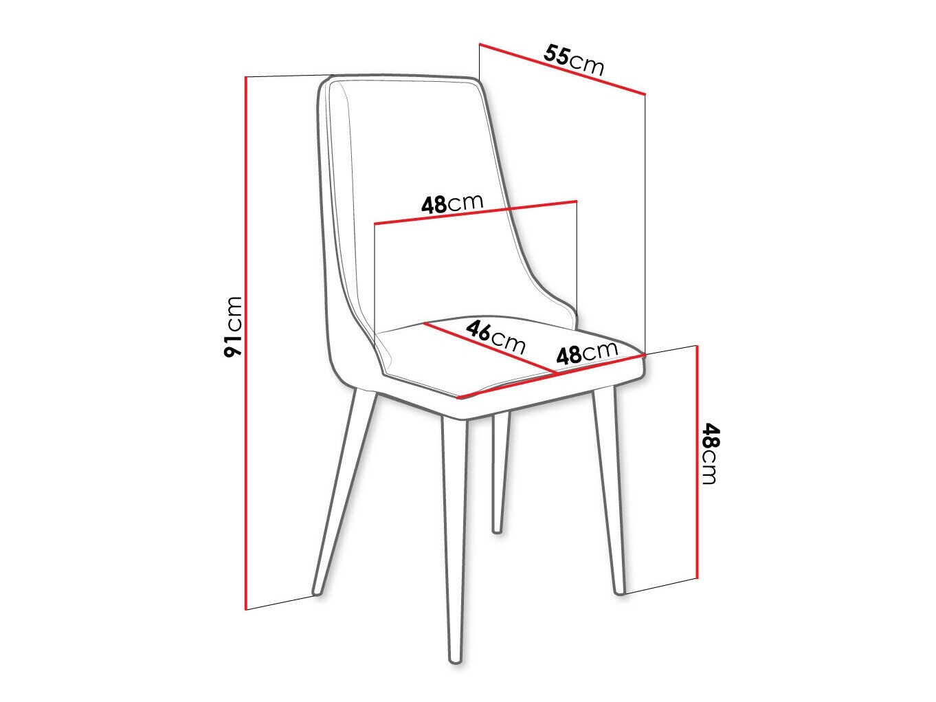 Stol Jackson 106 (Sort + Magic Velvet 2217)