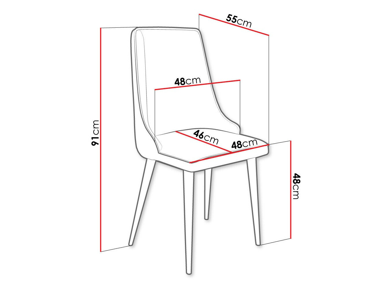 Stol Jackson 106 (Sort + Magic Velvet 2250)
