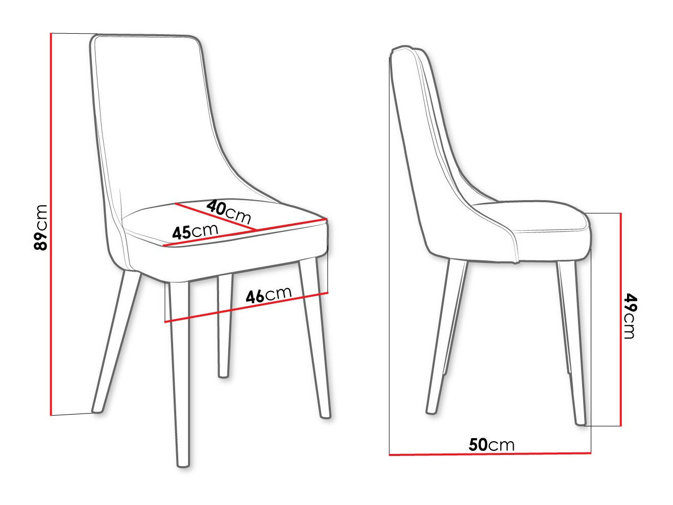 Stol Jackson 107 (Sort + Magic Velvet 2240)