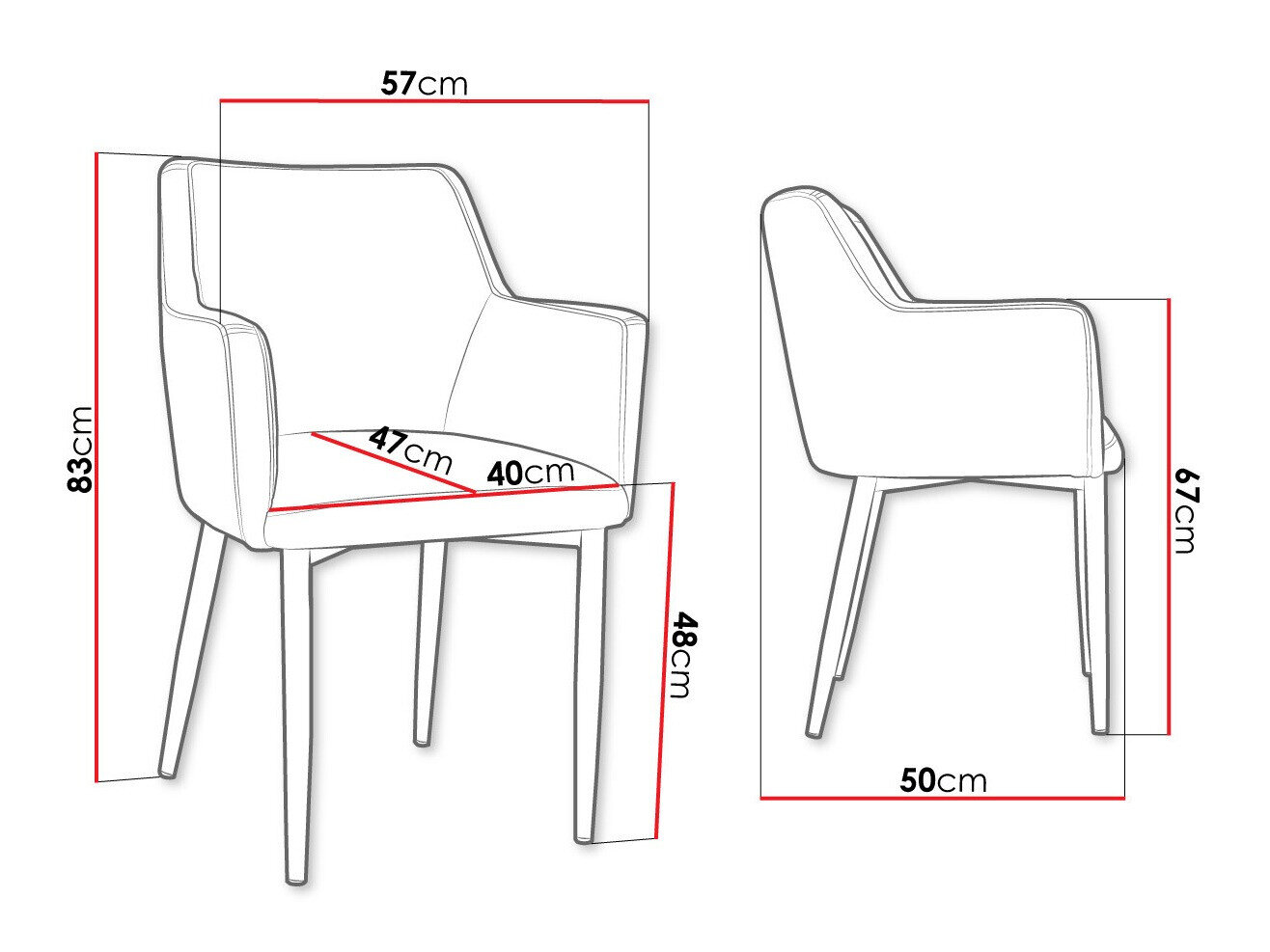 Stol Jackson 108 (Sort + Magic Velvet 2216)