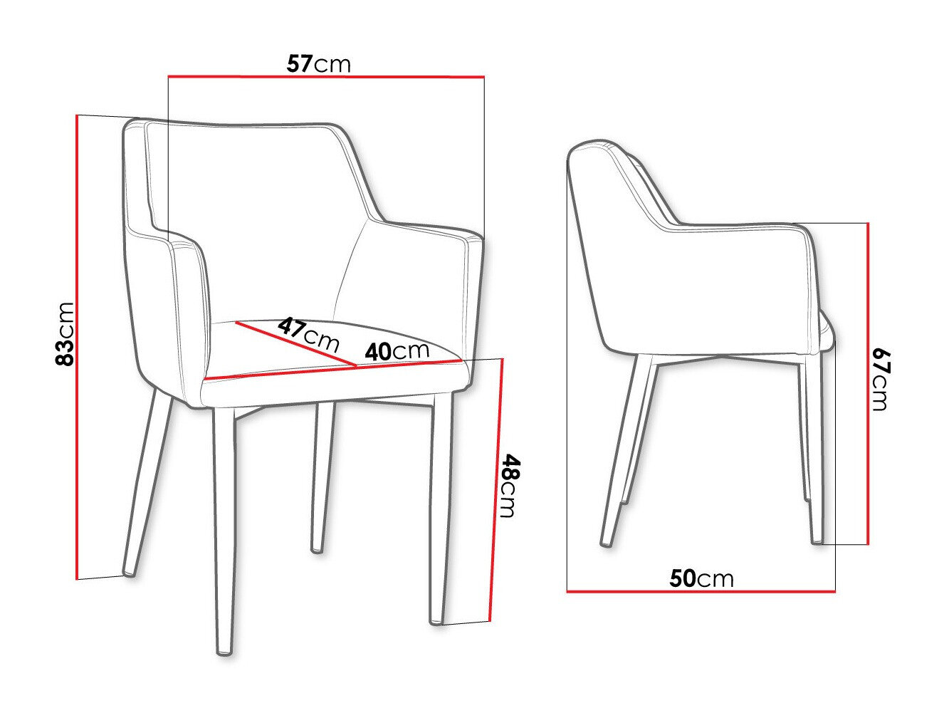 Stol Jackson 108 (Sort + Magic Velvet 2216)