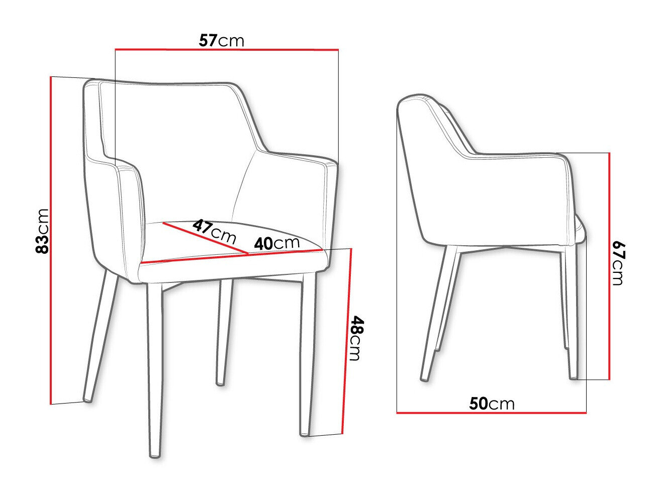 Stol Jackson 108 (Sort + Magic Velvet 2219)