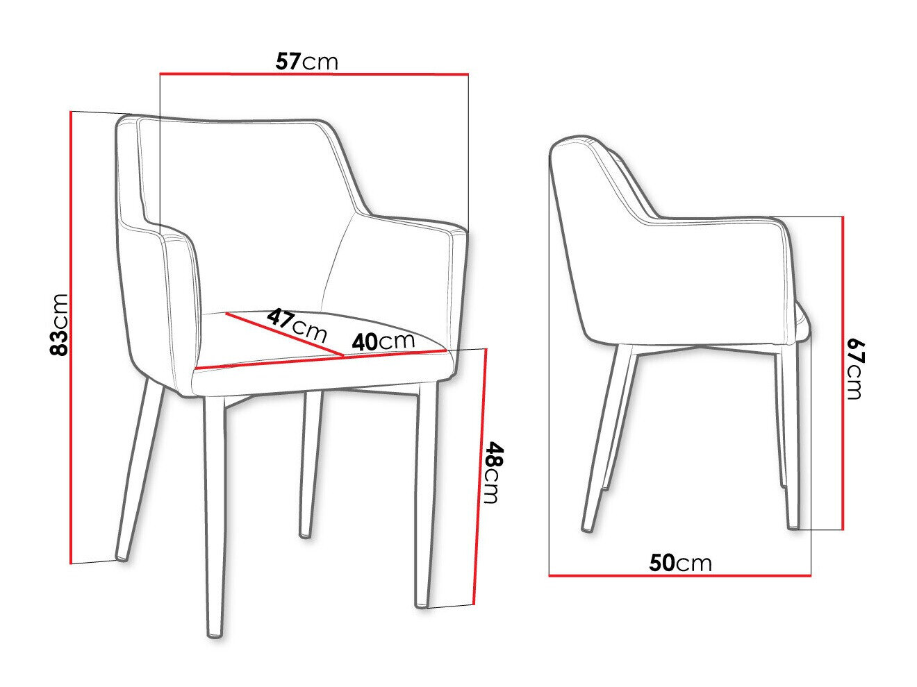 Stol Jackson 108 (Sort + Magic Velvet 2258)