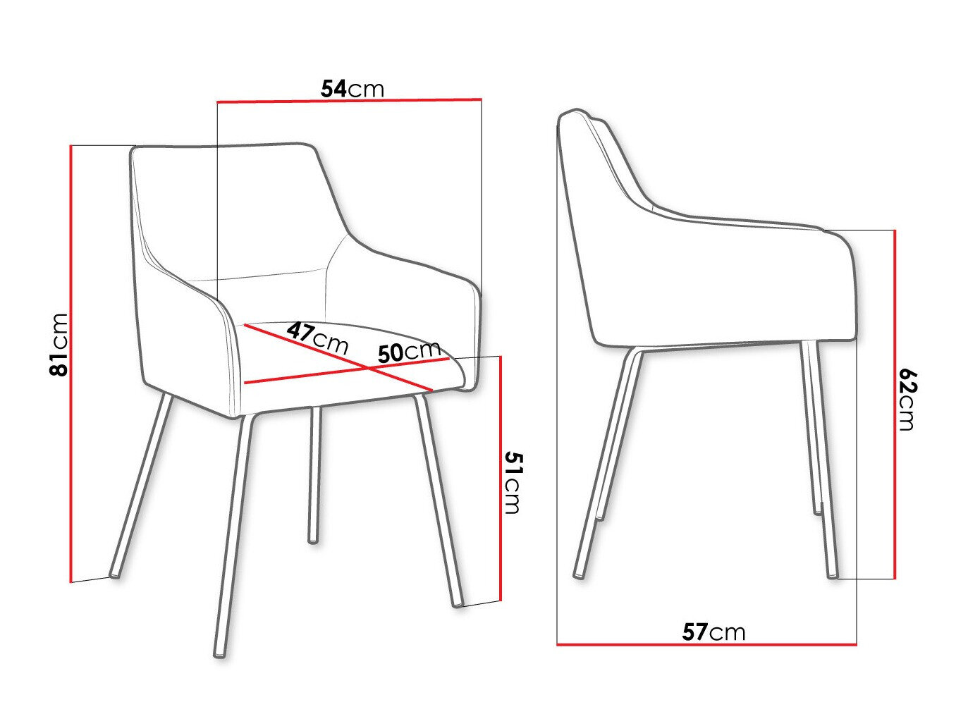 Stol Jackson 109 (Sort + Magic Velvet 2225)