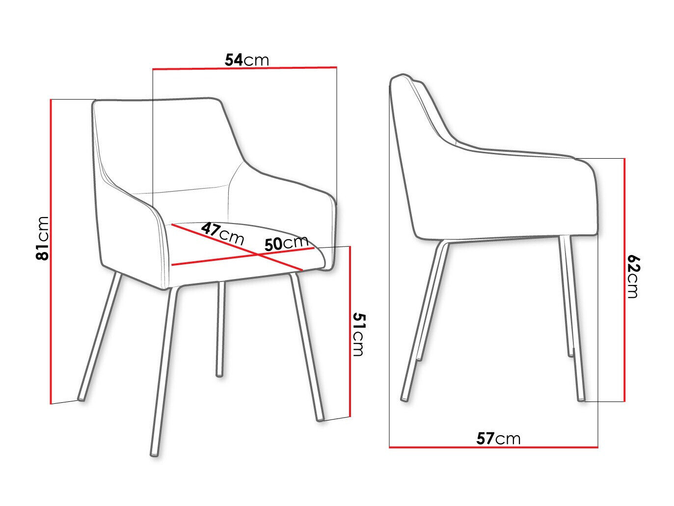 Stol Jackson 109 (Sort + Magic Velvet 2216)