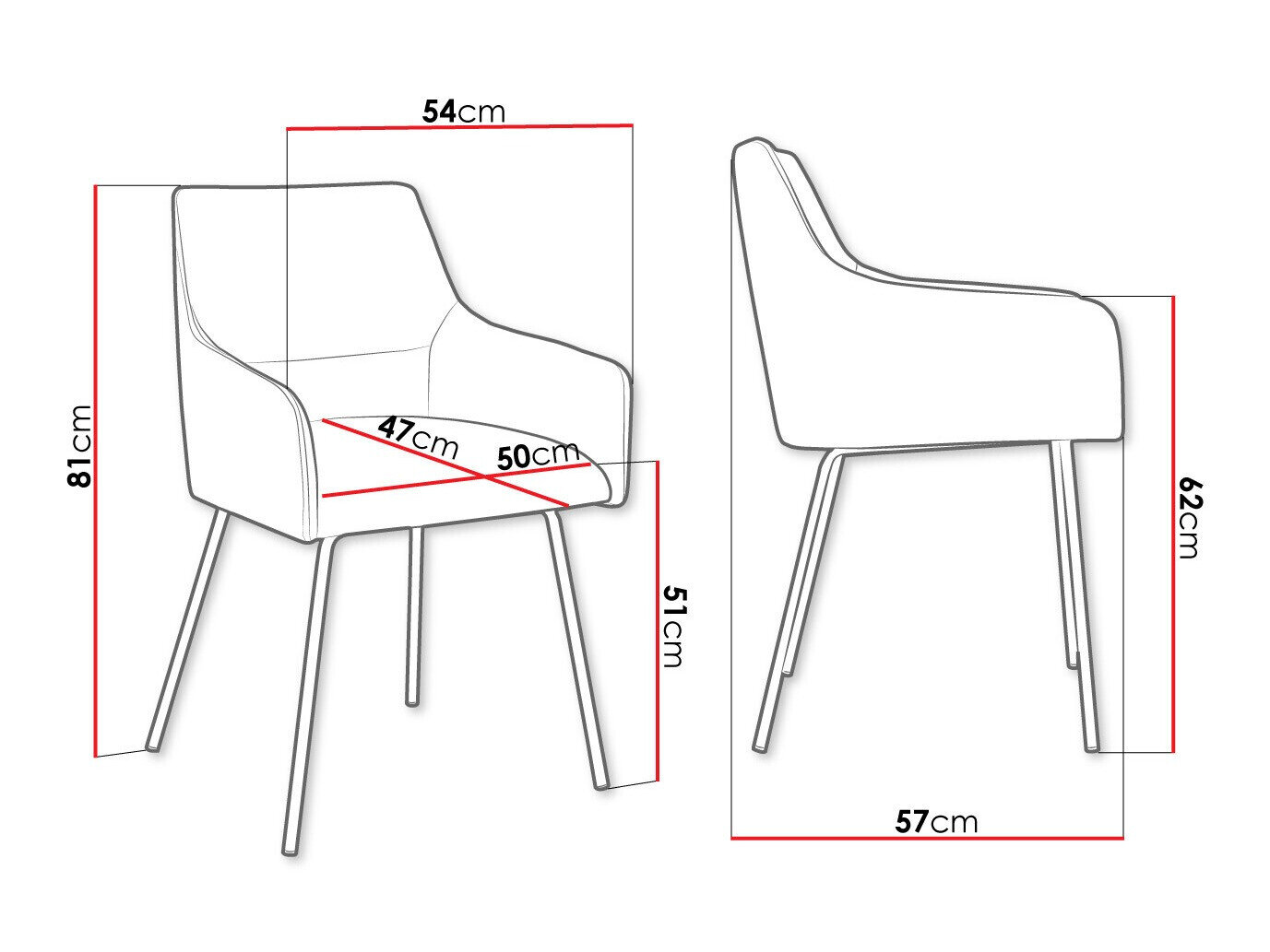 Stol Jackson 109 (Sort + Magic Velvet 2240)
