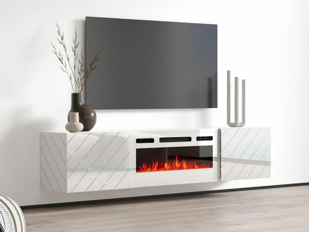 TV-bord Mensura (Hvid)