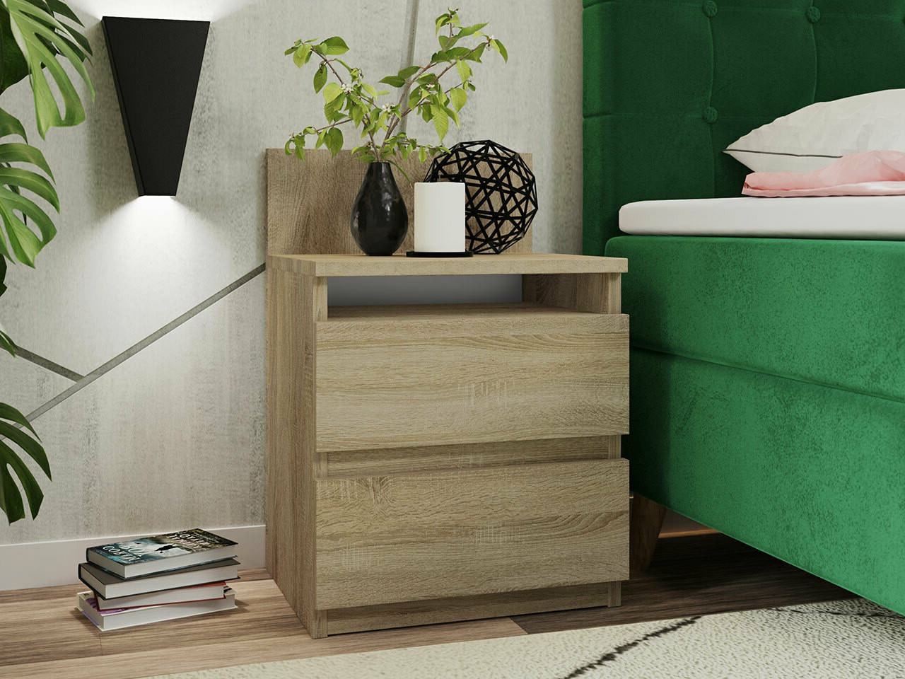 Sengebord Comfivo Structor (Sonoma eg)