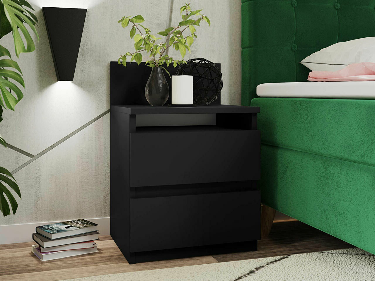 Sengebord Comfivo Structor (Sort)