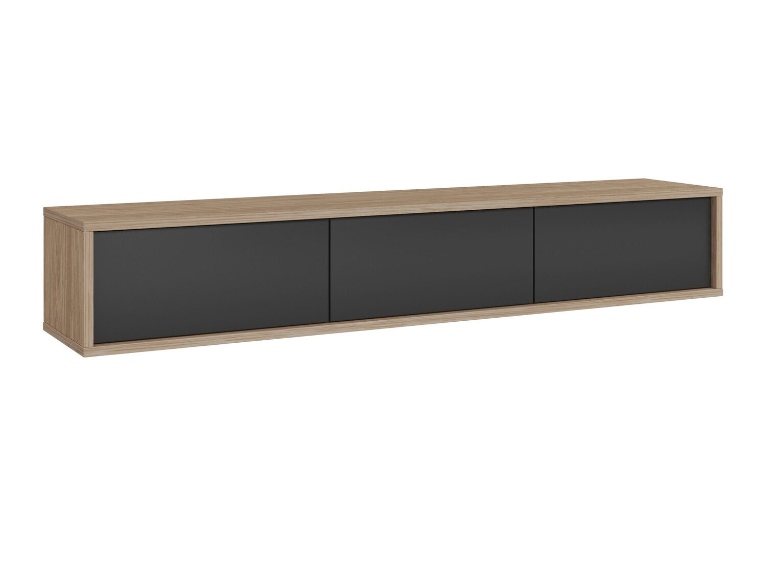 TV-bord Austin 324 (Egetræ + Antracit)