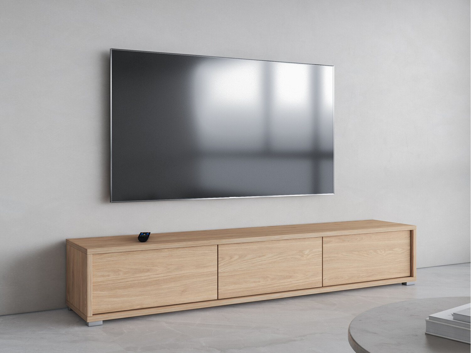 TV-bord Austin 324 (Egetræ)