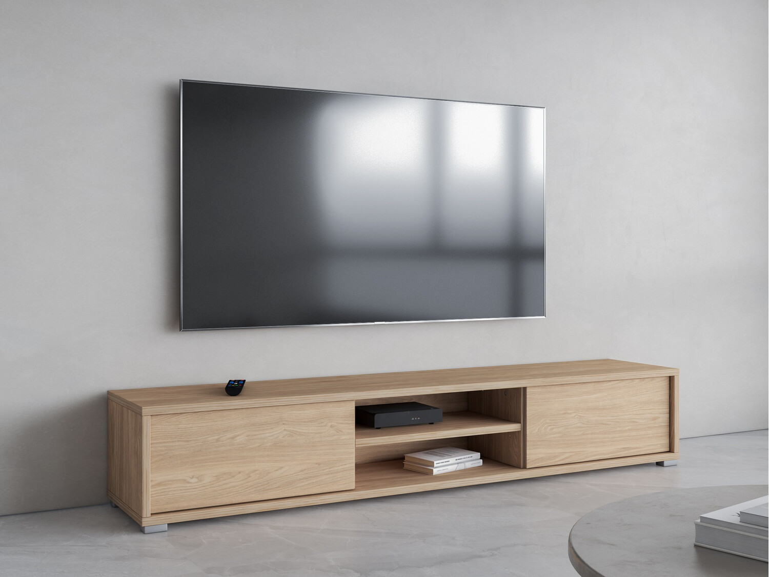TV-bord Austin 326 (Egetræ)