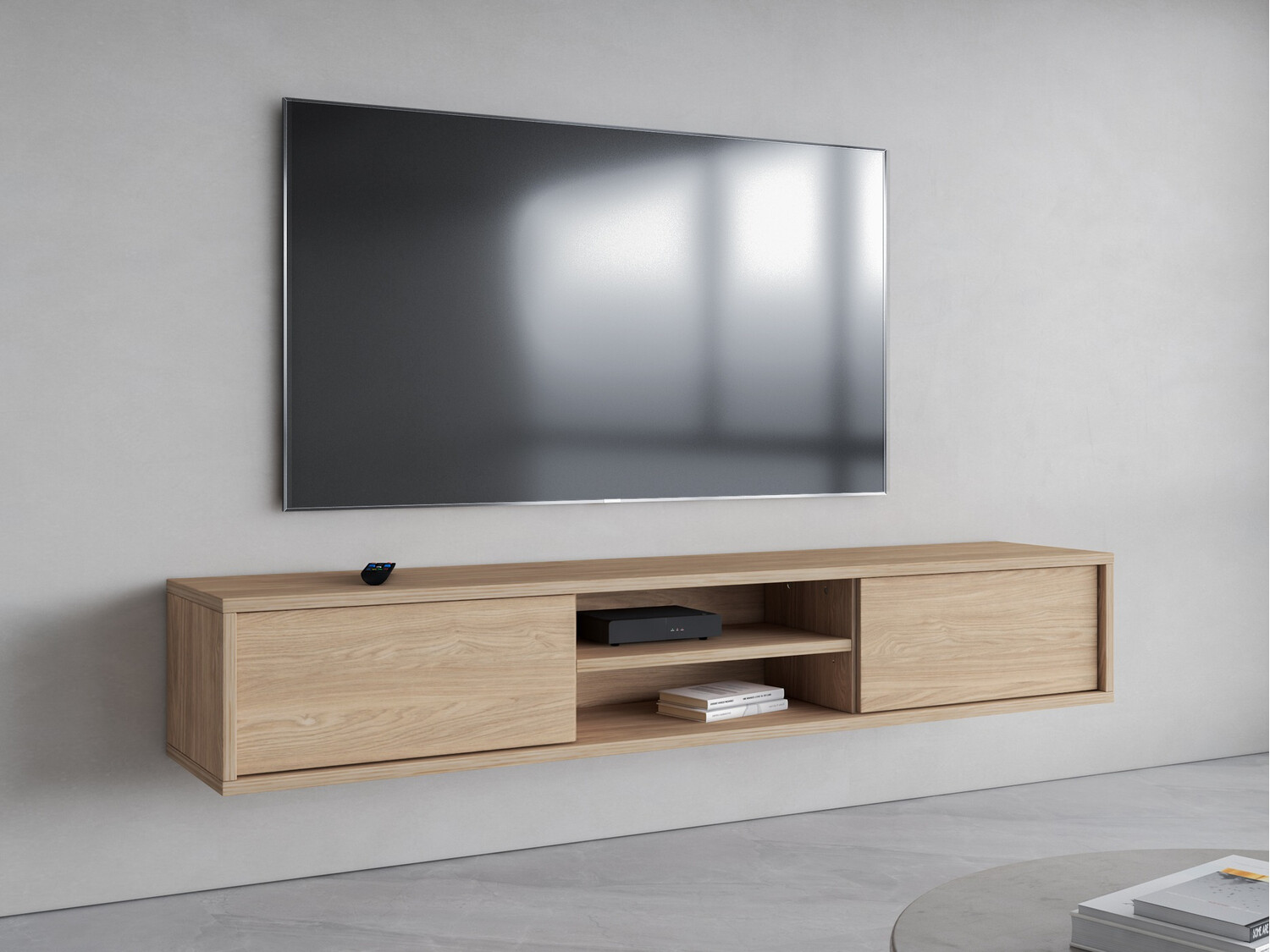 TV-bord Austin 326 (Egetræ)